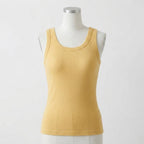 Elsie's Ribbed Cotton Built-in Bra Tank