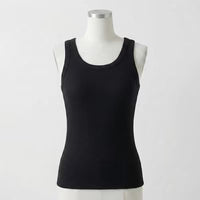 Elsie's Ribbed Cotton Built-in Bra Tank